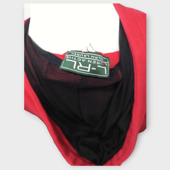 Women's Lauren Ralph Lauren Active Red Full Zip Hoodie NO size tag - Picture 6 of 7